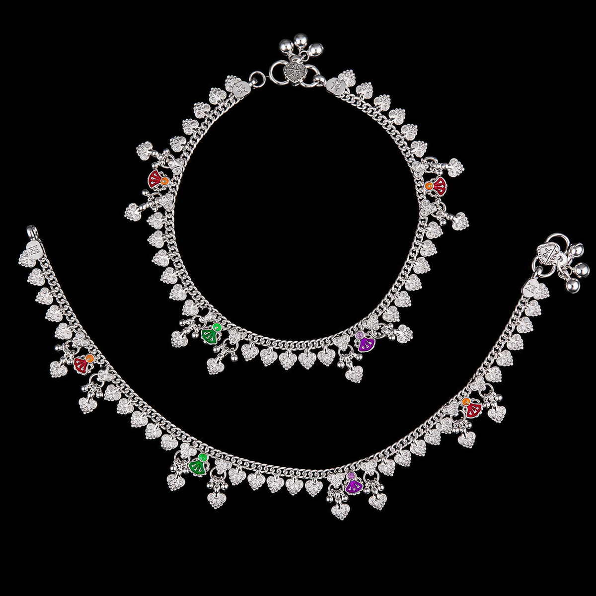 Traditional Multicolour Charm Payal