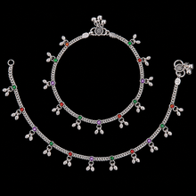 Multicolour Gemstone Charm Payal