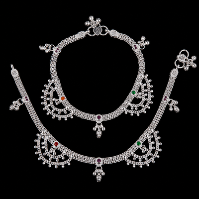 Elegant Multilayer Beaded Payal