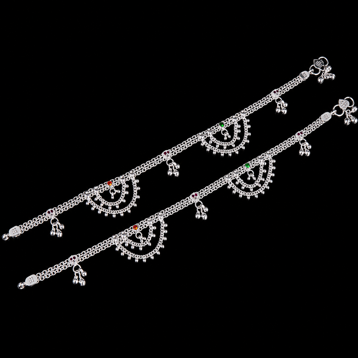Elegant Multilayer Beaded Payal