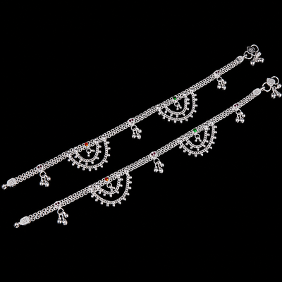 Elegant Multilayer Beaded Payal
