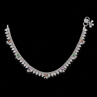 Classic Beaded Multicolour Payal