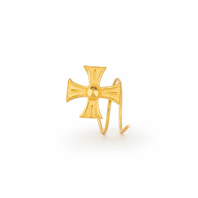 Plus-Shaped Flared Nose Pin