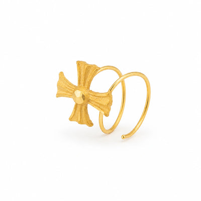 Plus-Shaped Flared Nose Pin