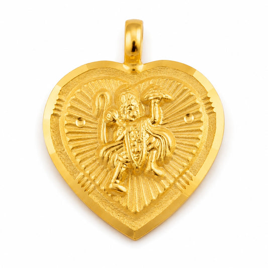 Round Beaded Border Devotional Pendant