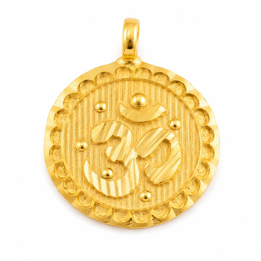 Hexagonal Geometric Frame Devotional Pendant
