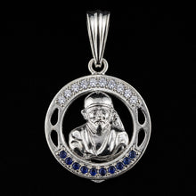 Round Deity Relief Silver Pendant