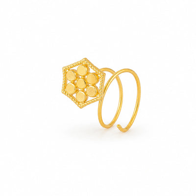 Geometric Star Nose Pin