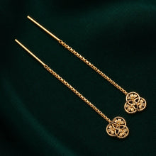 Triple Floral Sui Dhaga Earrings
