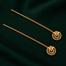 Fan Design Sui Dhaga Earrings