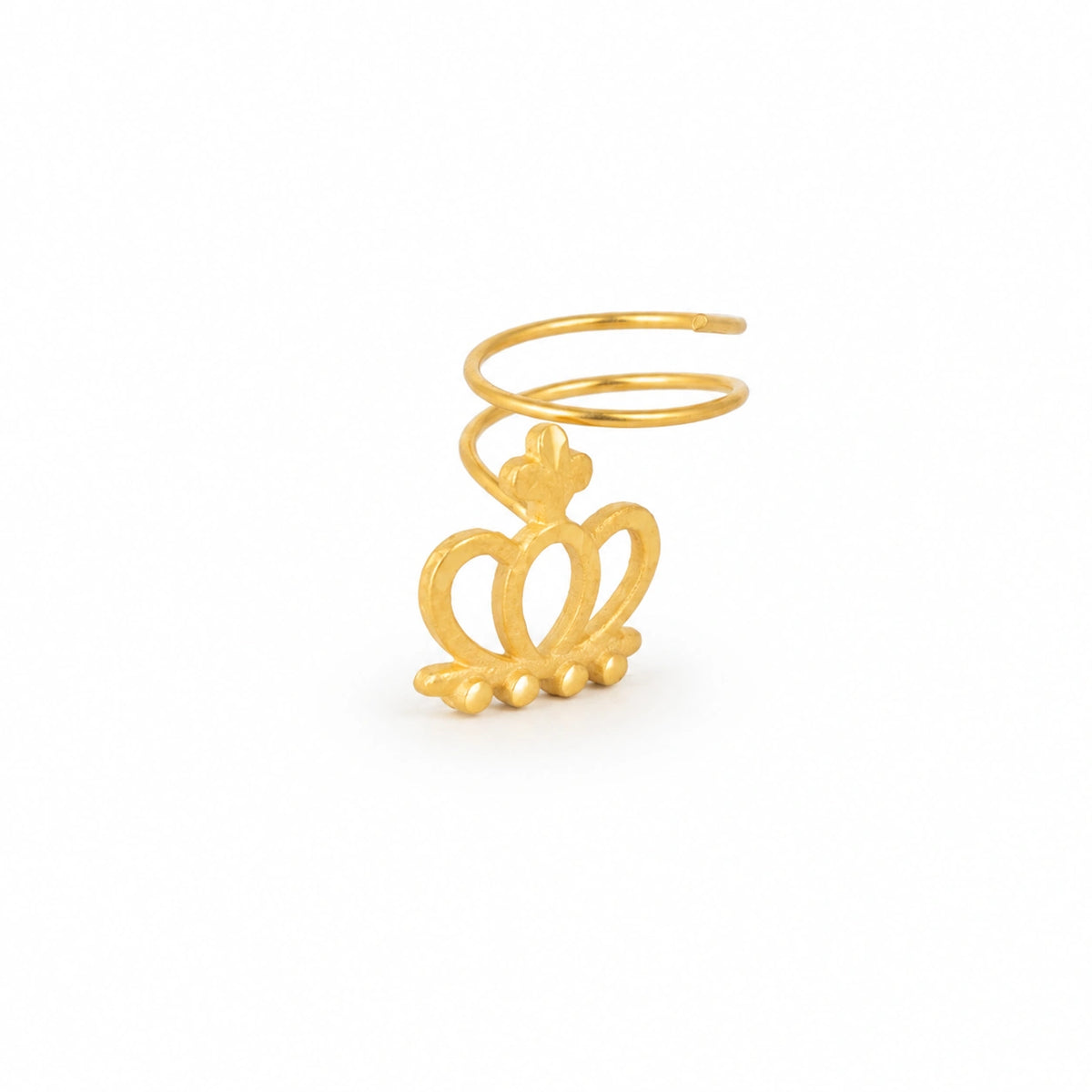 Tira-Inspired Openwork Nose Pin