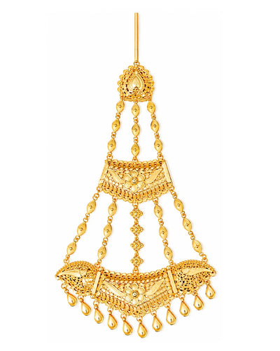 Traditional Gold Finish Bridal Chhapka