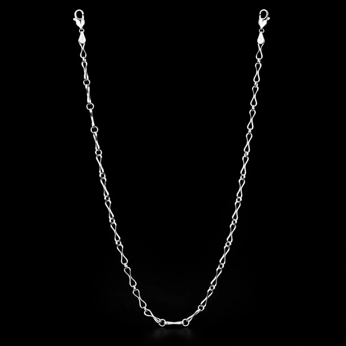 Infinity Loop Silver Chain