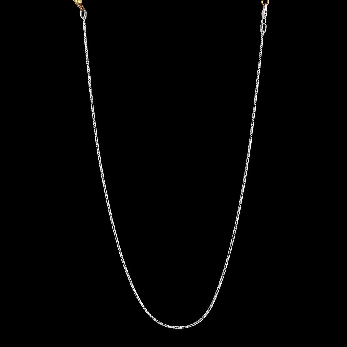 Lightweight Fine Link Silver Chain